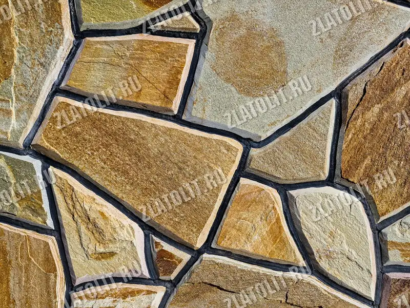 плитняк златолит для мощения и облицовки в наличии от производителя